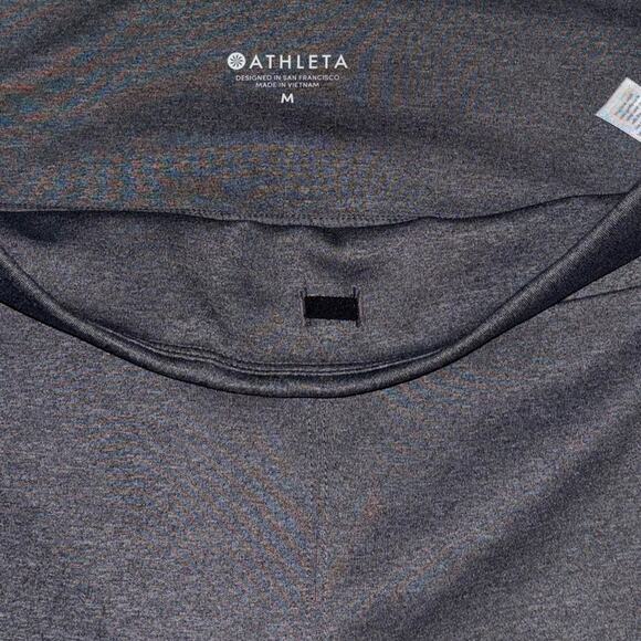 Athleta Essex Hybrid Tight Heather Women's Size Medium Gray and Black Leggings - Picture 4 of 16